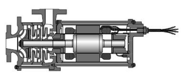 Koeling van de water beschermde de Horizontale Meertrappige Pomp het Elektrische Type 2900r Min van Pompblm